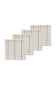 Kuchnia i bar Södahl zestaw serwetek bawełnianych Line (4-pack) 26829 biały