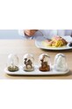 Qualy set de recipiente pentru condimente (4-pack) 10125.WH