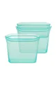 барвистий Набір контейнерів для сніданків Zip Top 3-pack Unisex