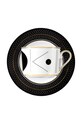 Sada šálků a podšálků Ćmielów Jenny Art Deco 401205012GX48