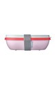 Mepal lunchbox Ellipse Duo Straw czerwony 107640099920
