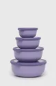 фіолетовий Набір багатофункціональних посудин Mepal Cirqula 0,35/0,75/1,25/2,25l 4-pack Unisex