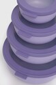 Набір багатофункціональних посудин Mepal Cirqula 0,35/0,75/1,25/2,25l 4-pack 106232074600 фіолетовий AA00