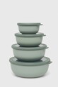 Mepal set de boluri multifuncționale Cirqula 0,35/0,75/1,25/2,25L 4-pack verde 106232094700