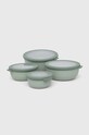 Komplet večnamenskih posod Mepal Cirqula 0,35/0,75/1,25/2,25L 4-pack 106232094700 zelena AA00