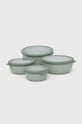 Mepal set de boluri multifuncționale Cirqula 0,35/0,75/1,25/2,25L 4-pack 106232094700 verde AA00