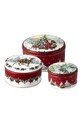 Villeroy & Boch zestaw pudełek do przechowywania Winter Collage 3-pack