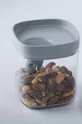 Qualy contenitore con copperchio lucky mouse Silicone, Plastica, Tritan