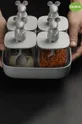 Qualy tárolóedények készlete fedővel Lucky Mouse 4 db többszínű
