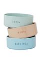 Sada misiek Design Letters Mini favourite bowl set 3-pak