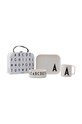 Дитячий набір для сніданку Design Letters 4-pack
