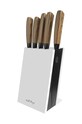 Komplet nožev z organizatorjem Vialli Design Soho 6-pack bela 7992