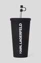 Šalica za kavu Karl Lagerfeld Essential To Go crna 235W4005