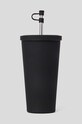 Šalica za kavu Karl Lagerfeld Essential To Go crna 235W4005