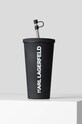 Karl Lagerfeld kubek do kawy Essential To Go 235W4005 czarny