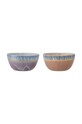 Bloomingville zestaw misek Cloe 2-pack niebieski 82058375