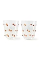 Pols Potten set de pahare 2-pack galben 140.230.147