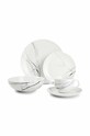 Jedilni servis za 4 osebe Salt&Pepper Marble Stone