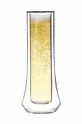 Set čaša za šampanjac Vialli Design Soho 2-pack transparentna