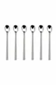 grigio Vialli Design set cucchiai da bar pacco da 6 Unisex