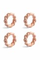 Krúžky na obrúsky &k amsterdam Braid Pink Set 4-pak ružová 1651.15