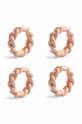 &k amsterdam inele de șervețel Braid Pink Set 4-pack roz 1651.15
