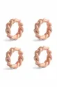 розовый Кольца для салфеток &k amsterdam Braid Pink Set 4 шт Unisex