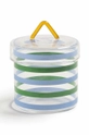 барвистий Контейнер з кришкою &k amsterdam Jar Stripy Unisex