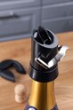 Φελλός κρασιού με χωνί Vacu Vin Champagne Saver and server 18804606 μαύρο AA00