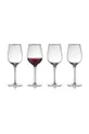 priesvitná Sada pohárov na víno Lyngby Palermo 4-pak Unisex