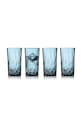 Lyngby zestaw szklanek Sorrento 4-pack niebieski 27777