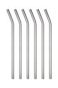 Lyngby set de paie cu o perie Bar 6-pack transparent 10438