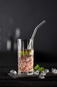 Lyngby set de paie cu o perie Bar 6-pack transparent 10438