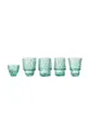 Набір склянок J-Line Fish Cups (5 шт.) бірюзовий