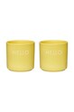 Набор рюмок для яиц Design Letters Yello Hello 2 шт жёлтый 10101021YELLOHELLO