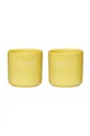 żółty Design Letters zestaw kieliszków na jajka Yello Hello 2-pack Unisex
