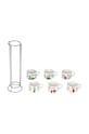 Bialetti set cești espresso cu suport 6-pack 700000650 multicolor AA00