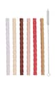 Σετ καλαμάκια με πινέλο OYOY Mellow Silicone 6-pack πολύχρωμο M107285