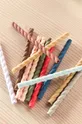 OYOY zestaw słomek ze szczoteczką Mellow Silicone Straw 6-pack multicolor