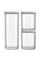 Mepal zestaw pojemników do przechowywania 3-pack transparentny 10699553060