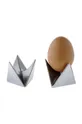 sivá Sada pohárov na vajíčka Alessi Roost 2-pak