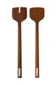 brązowy Stelton łyżki sałatkowe Hoop 2-pack Unisex