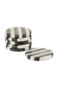 J-Line zestaw podkładek Stripe Marble 6-pack multicolor 34188.
