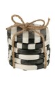 Kuchnia i bar J-Line zestaw podkładek Stripe Marble 6-pack 34188. multicolor