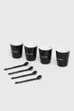 crna Set za kavu za 4 osobe Karl Lagerfeld Unisex