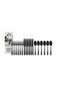 vtwonen un set de tacâmuri pentru 6 persoane 18-pack 52061114 negru AA00