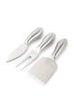 Salt&Pepper zestaw sztućców do sera Fromage 3-pack szary 823460