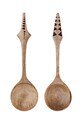 Madam Stoltz łyżki sałatkowe 2-pack beżowy MSD.23.4546