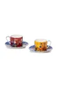 барвистий Набір чашок з блюдцями Palais Royal 2-pack Unisex