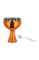 Стаканчик для мороженого с ложкой Alessi Big Love оранжевый AMMI01S.O